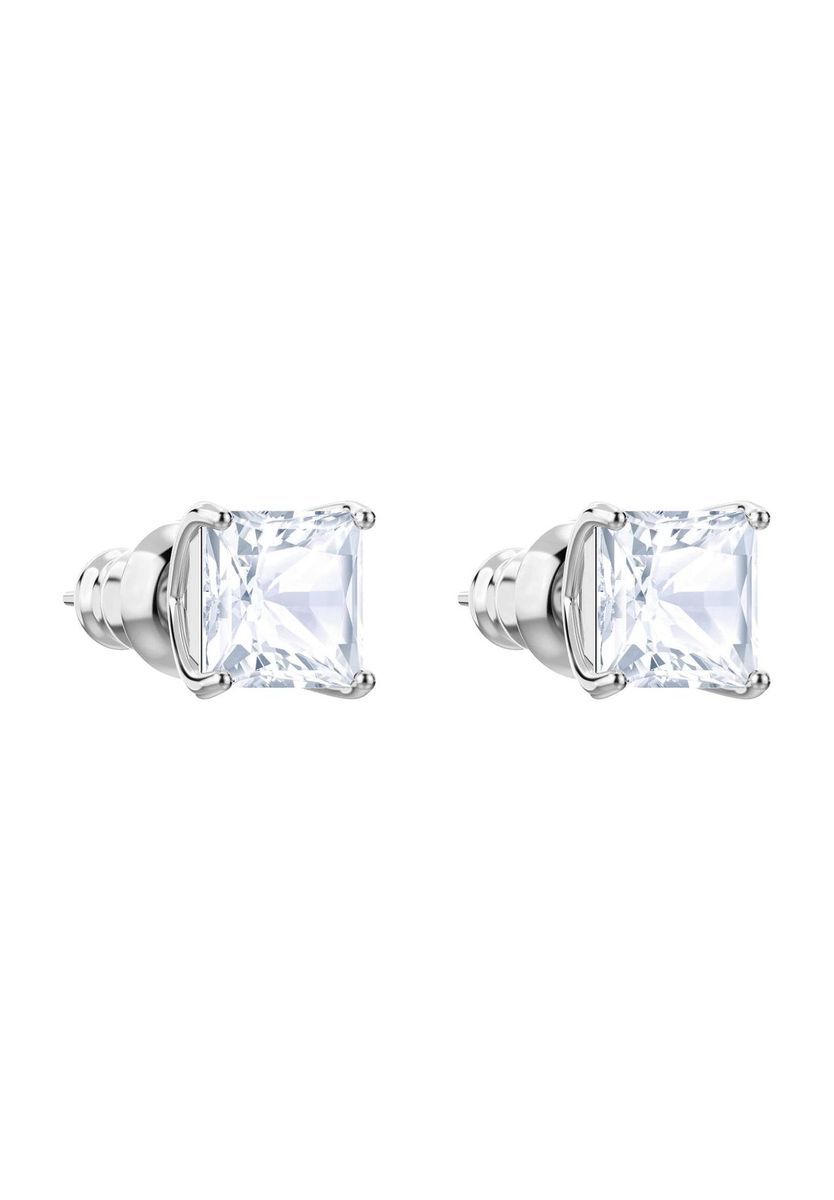 Elegante quadratische Kristall-Ohrstecker