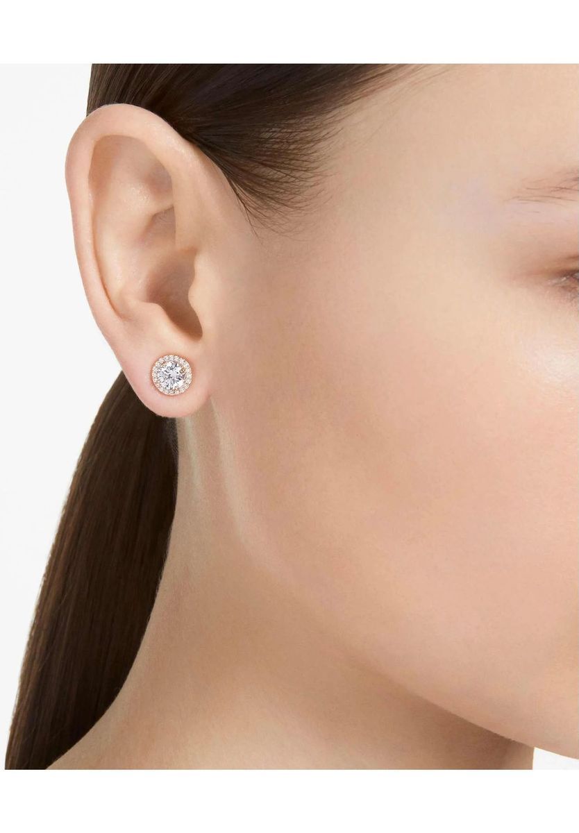Brillante Ohrstecker mit Kristall-Halo