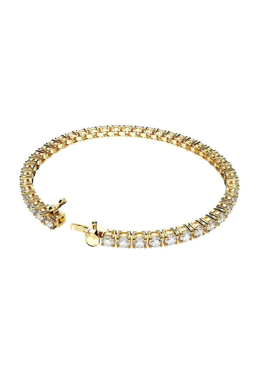 Elegantes Tennisarmband mit Rundschliff-Kristallen