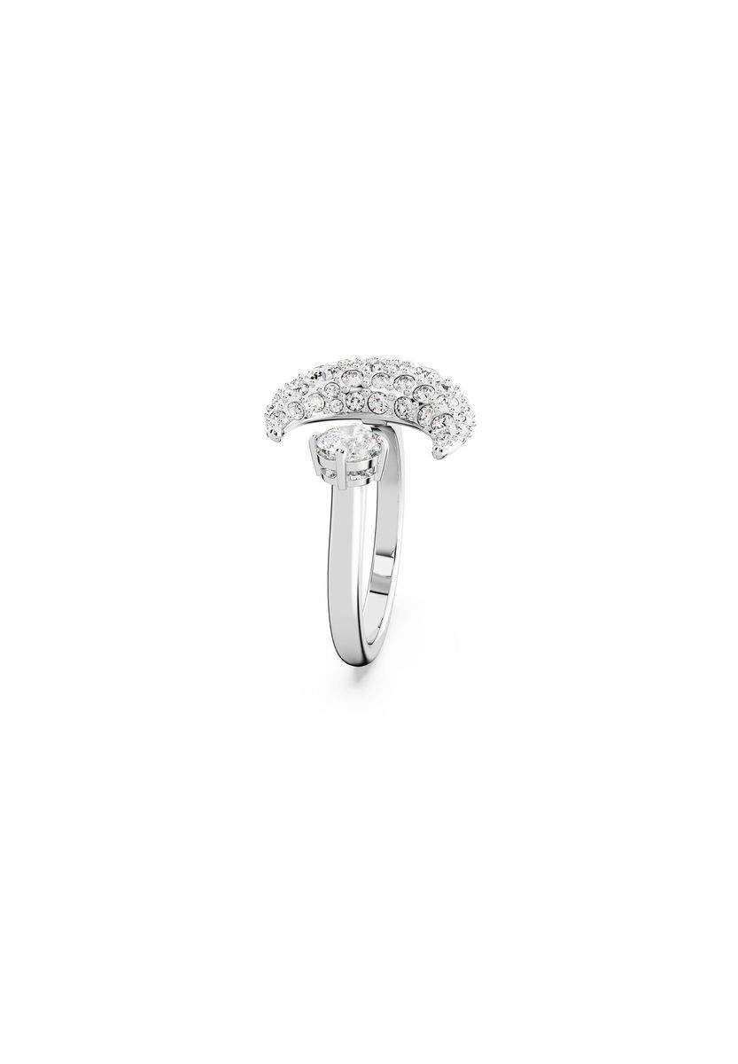 Offener Ring mit Halbmond-Motiv