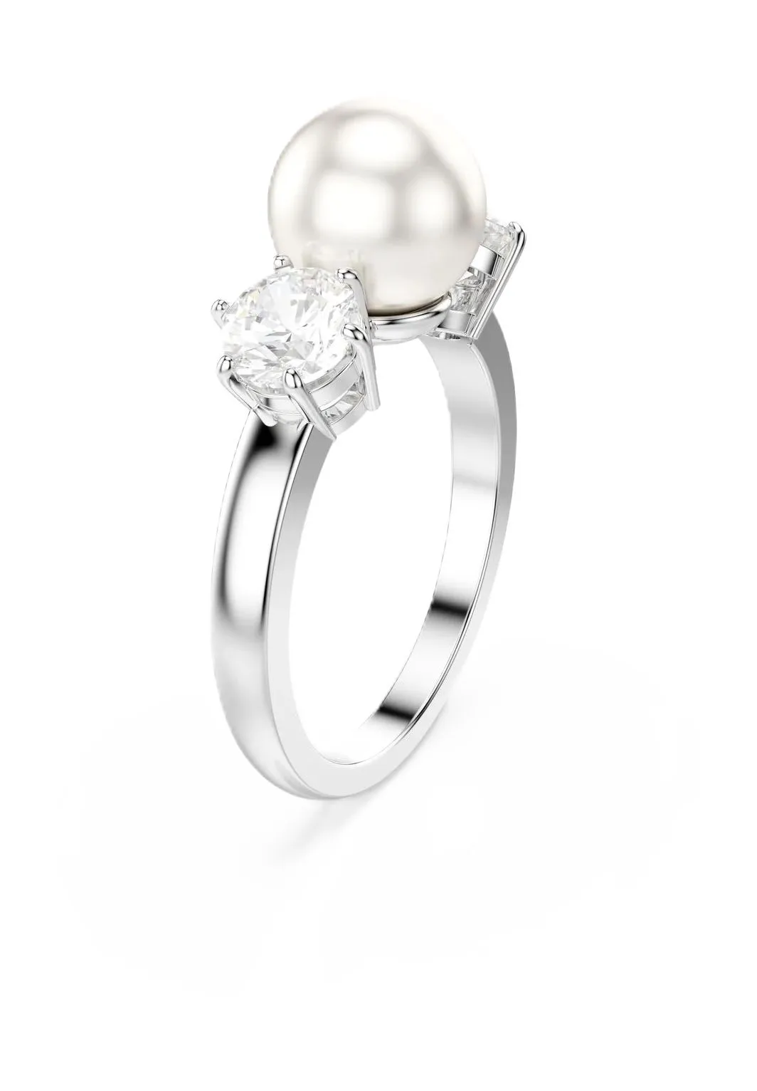 Offener Ring mit Halbmond-Motiv