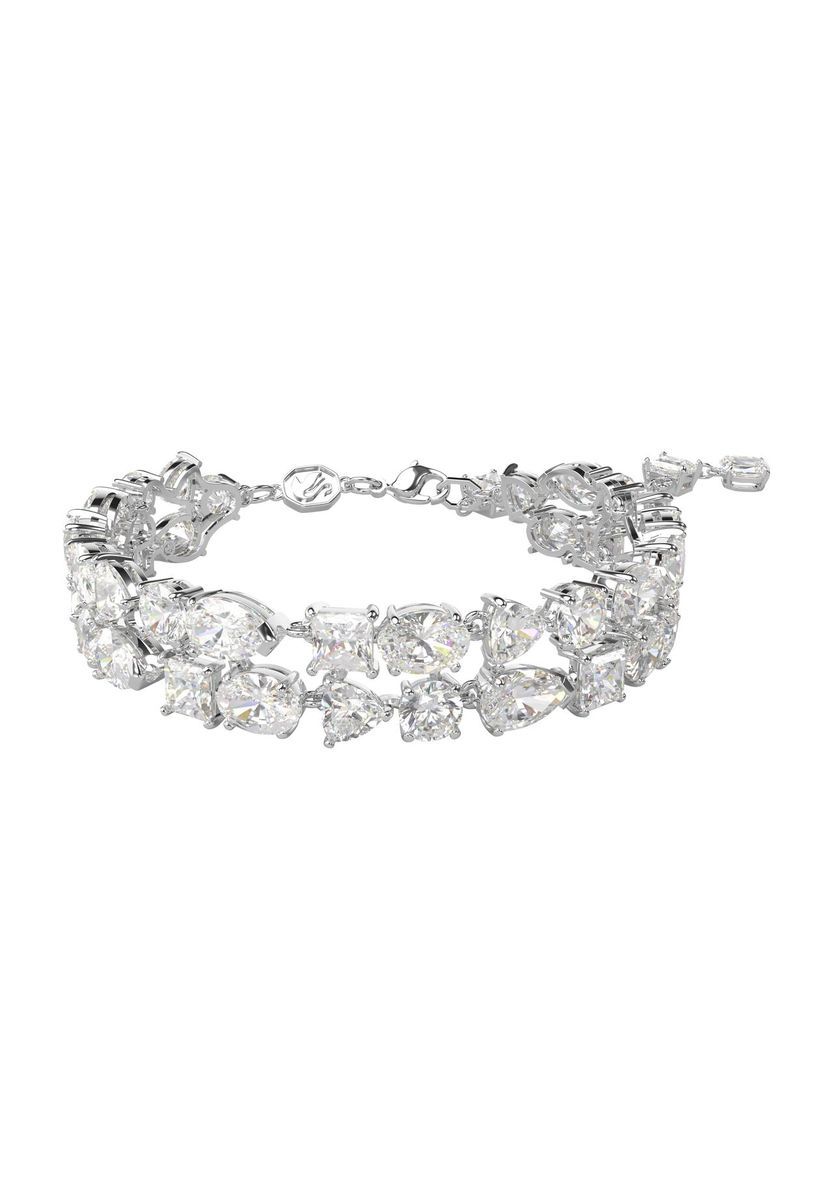 Doppelreihiges Armband mit gemischten Schliffen