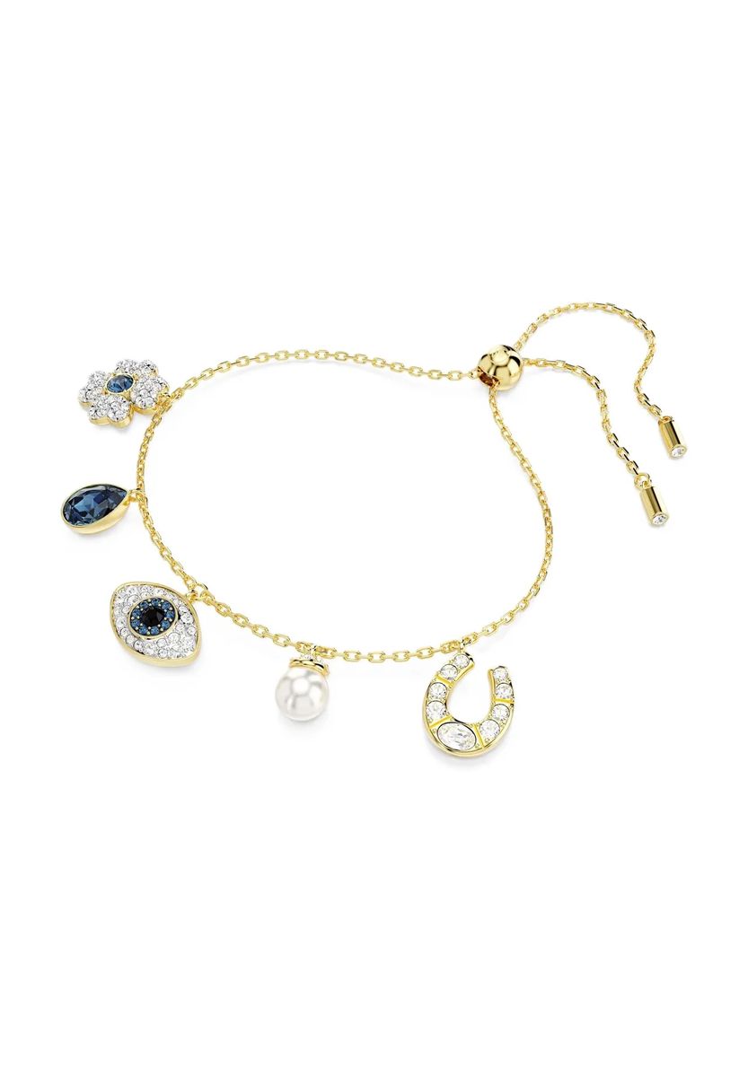 Goldfarbenes Charm-Armband mit Symbolen