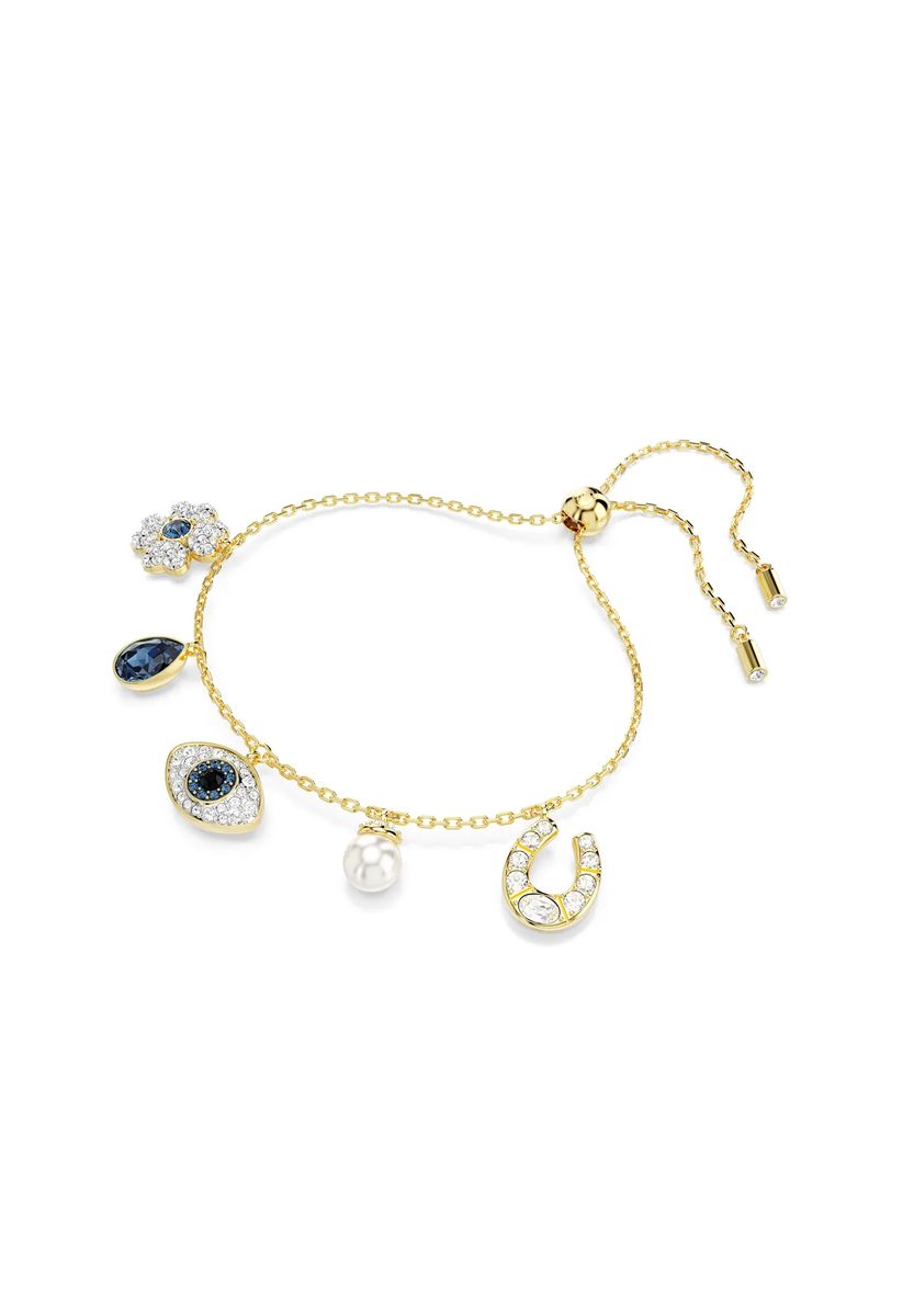 Goldfarbenes Charm-Armband mit Symbolen