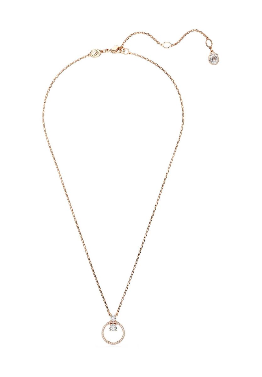 Elegante Kette mit Pavé-Kreisanhänger