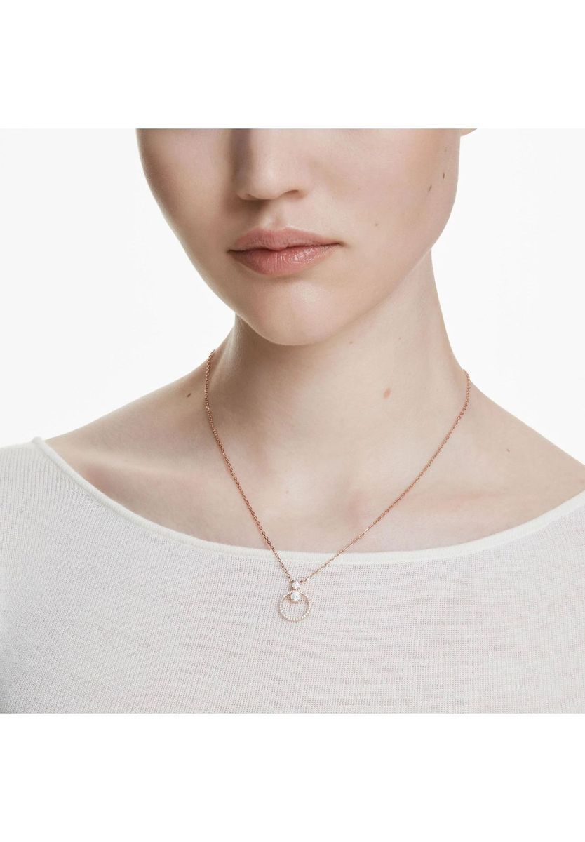 Elegante Kette mit Pavé-Kreisanhänger