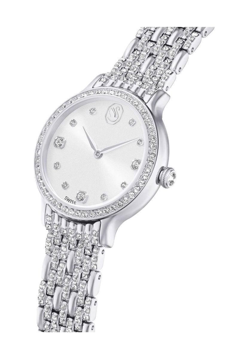 Elegante kristallbesetzte Imber Armbanduhr