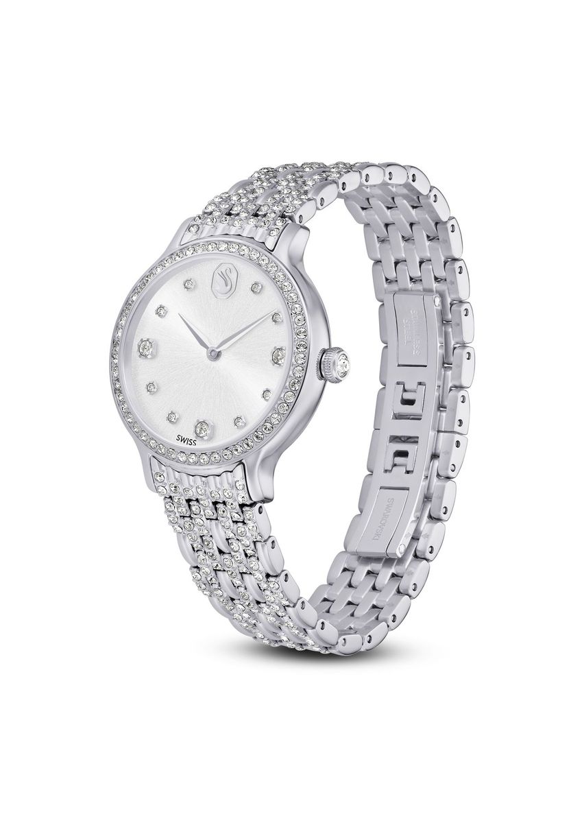 Elegante kristallbesetzte Imber Armbanduhr