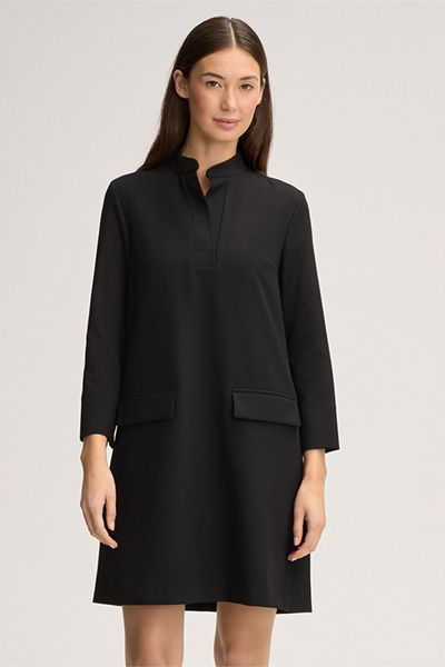 Elegantes A-Linien-Kleid aus Crêpe