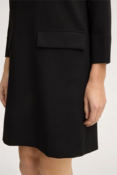 Elegantes A-Linien-Kleid aus Crêpe