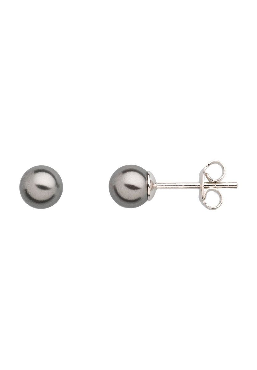 Elegante schwarze Perlenohrstecker