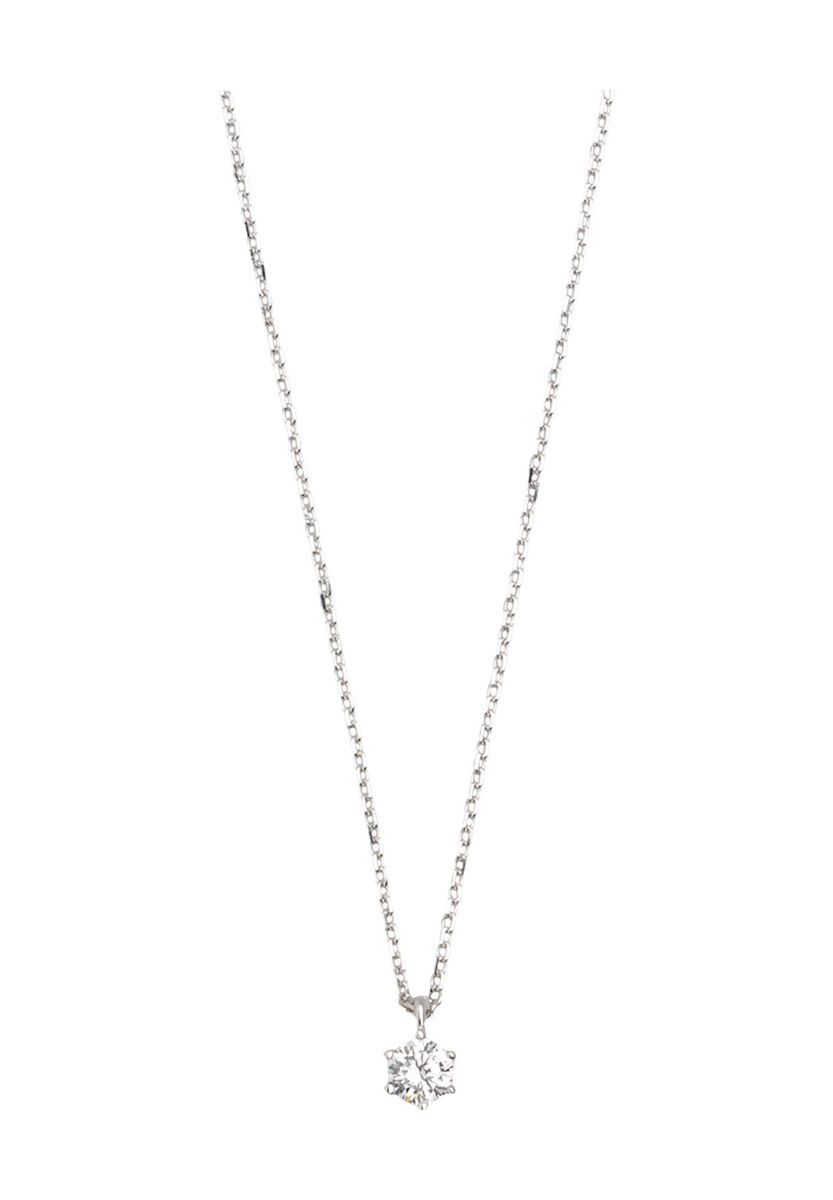 Elegante Halskette mit Solitär-Anhänger