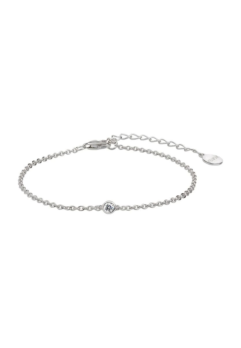 Filigranes Armband mit Solitär-Zirkonia