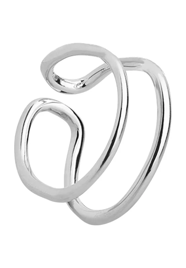 Minimalistischer zweireihiger Ear Cuff