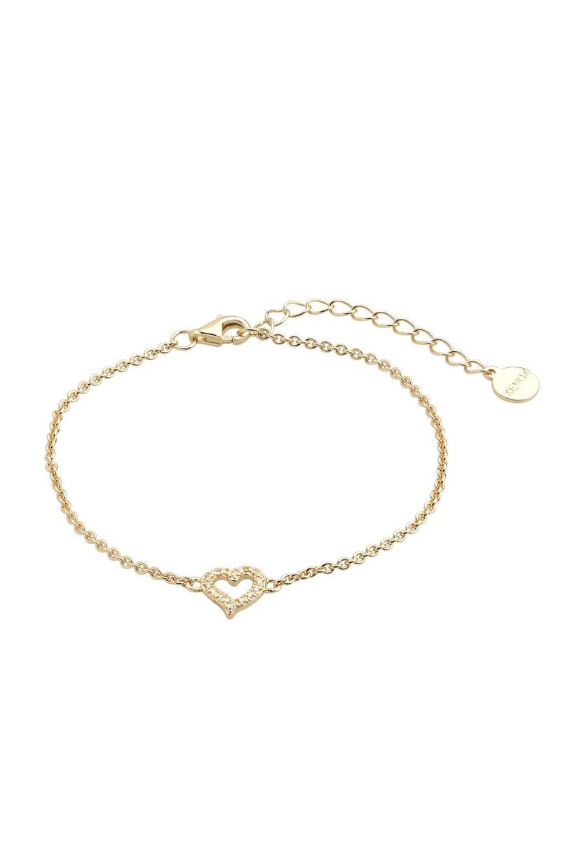 Funkelndes Herz-Armband mit Pavé
