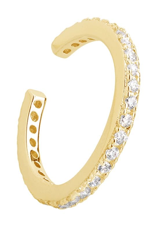 Funkelnder Zirkonia Pavé Ear Cuff