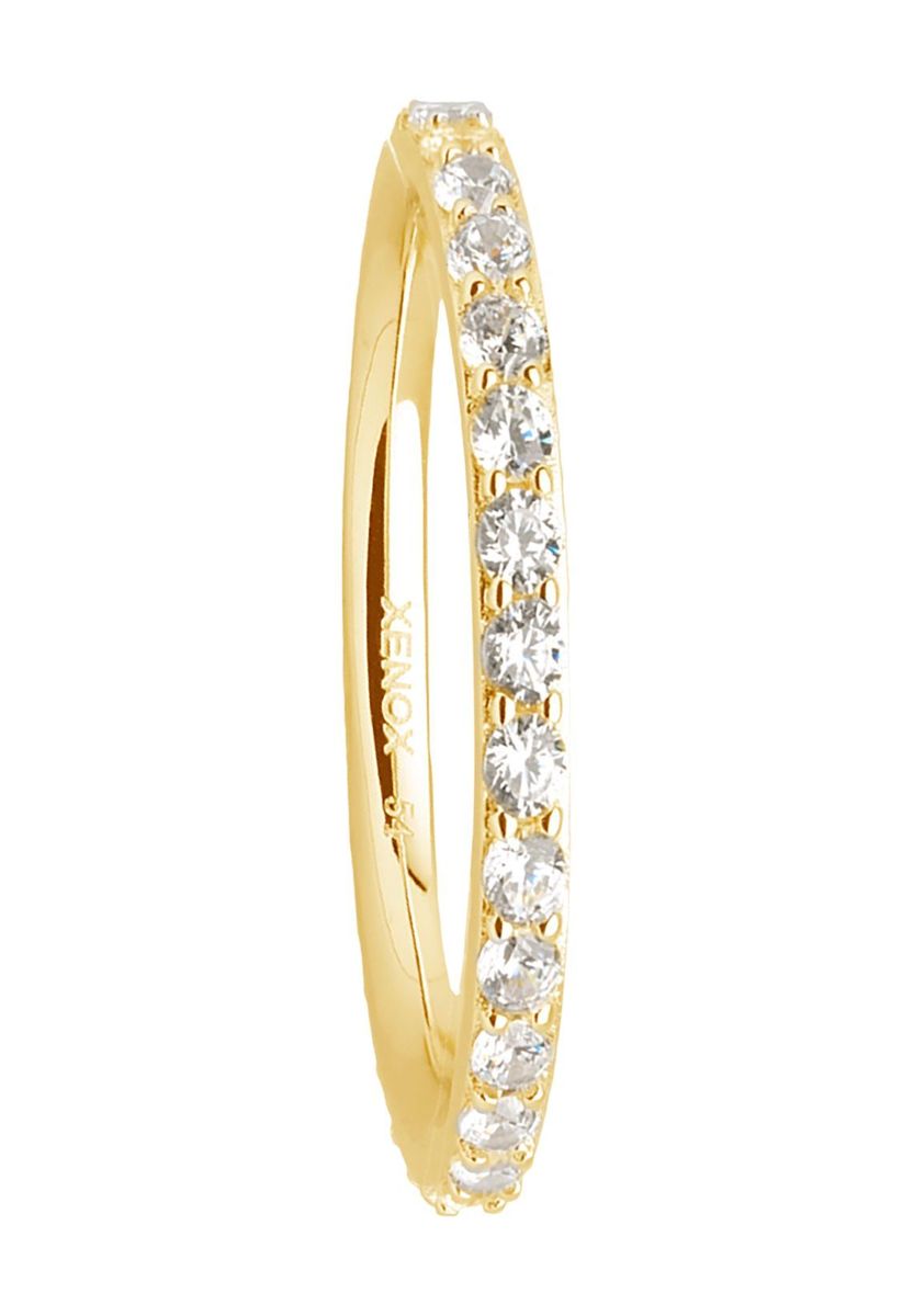 Funkelnder Eternity-Ring mit Zirkonia