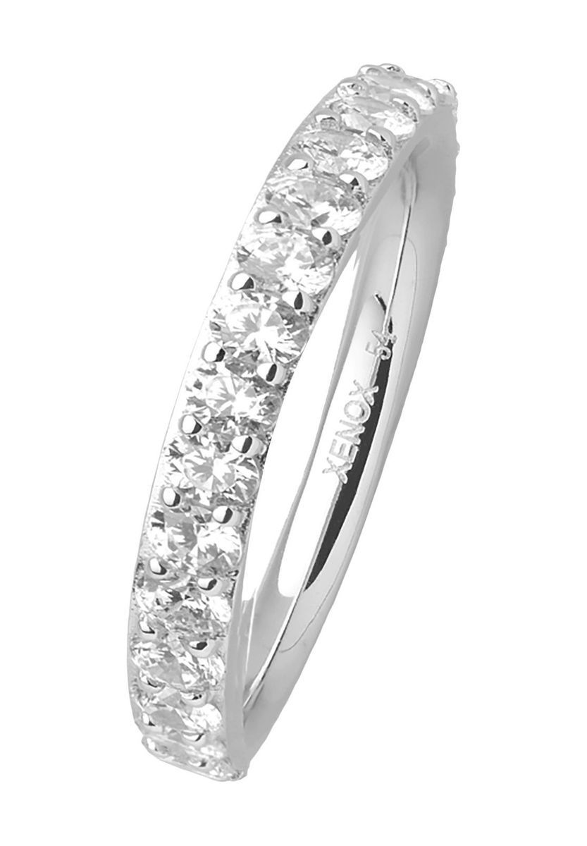 Funkelnder Zirkonia-Eternity-Ring