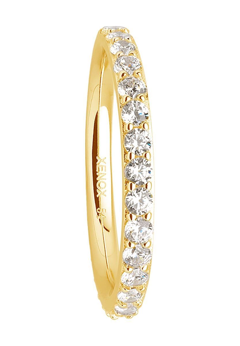 Eleganter Zirkonia Eternity Ring