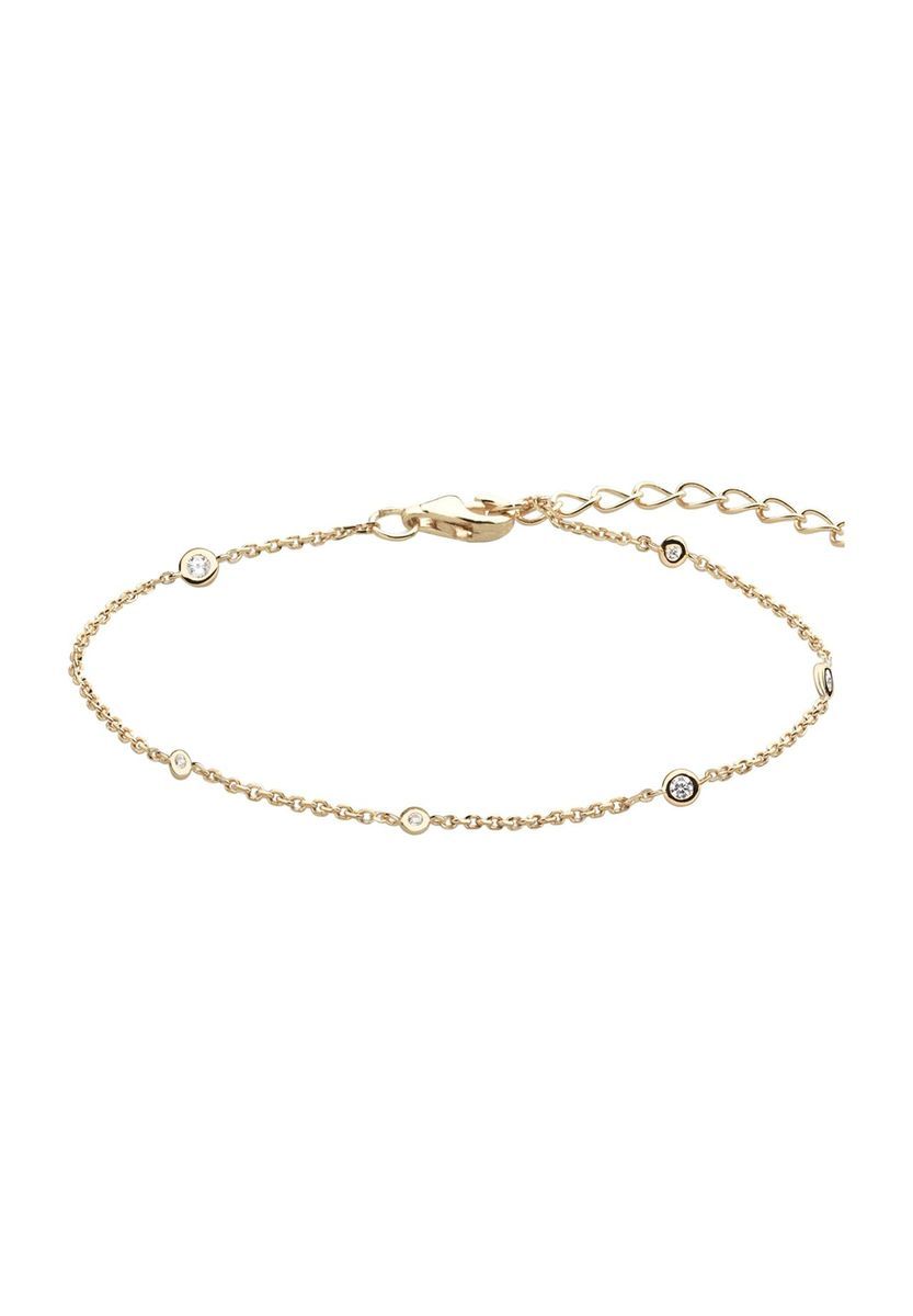 Elegantes vergoldetes Zirkonia-Armband