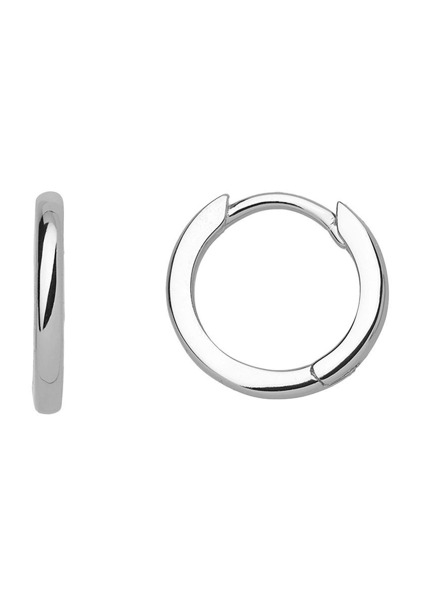 Minimalistische Huggie-Creolen aus Sterlingsilber