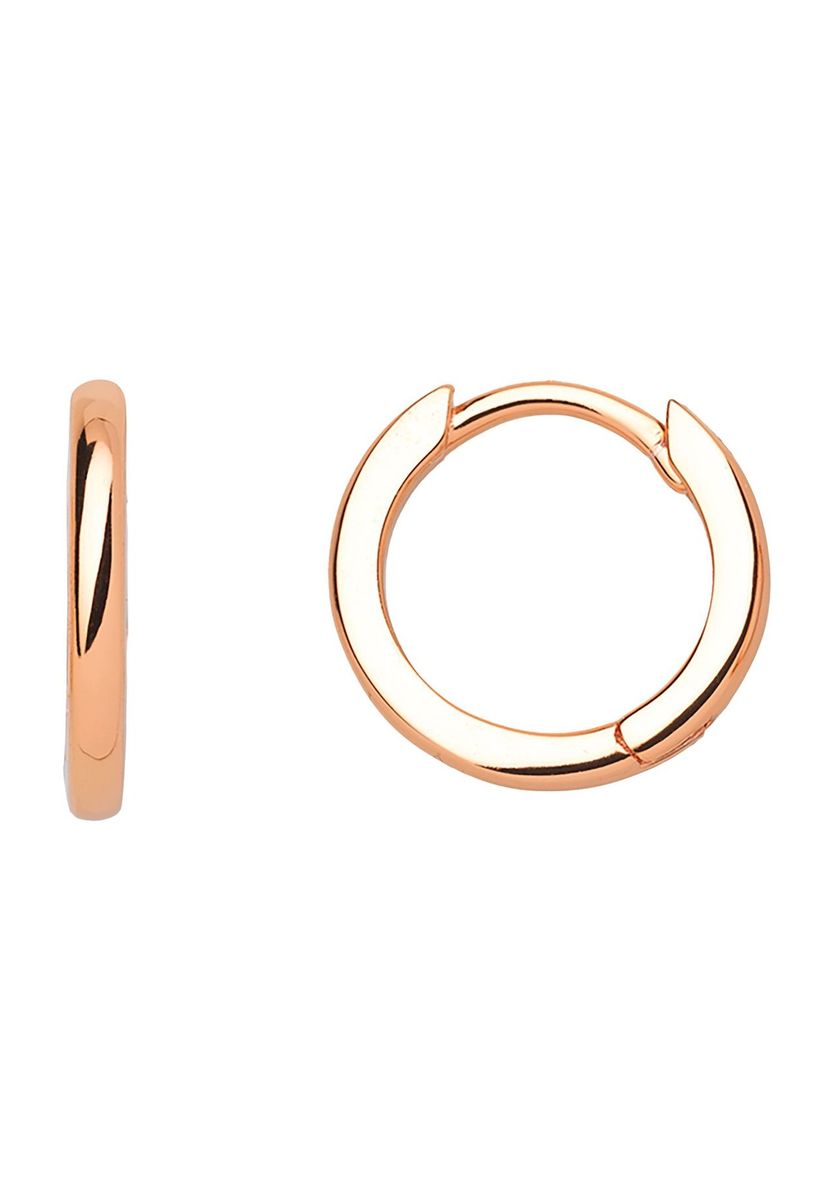 Elegante Creolen in Roségold