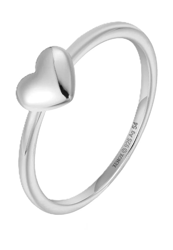 Zarter polierter Herzring