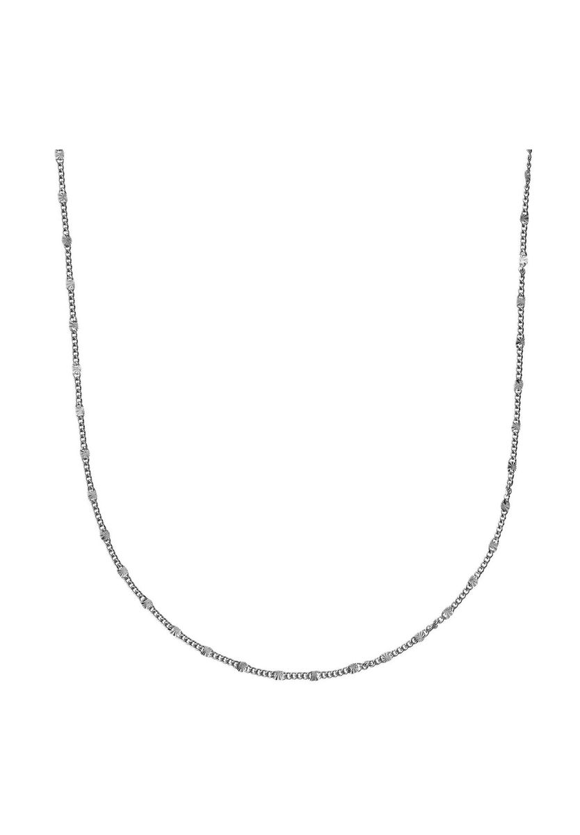 Elegante Silberkette mit Schmuckelementen