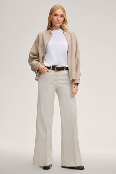Marlene-Hose aus Baumwoll-Stretch