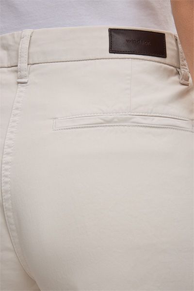 Marlene-Hose aus Baumwoll-Stretch