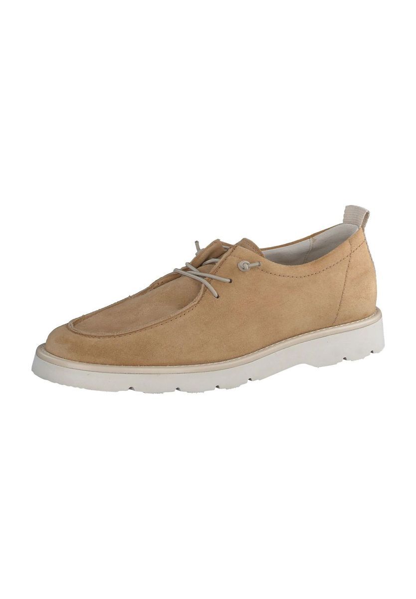 Schnürschuhe aus Veloursleder