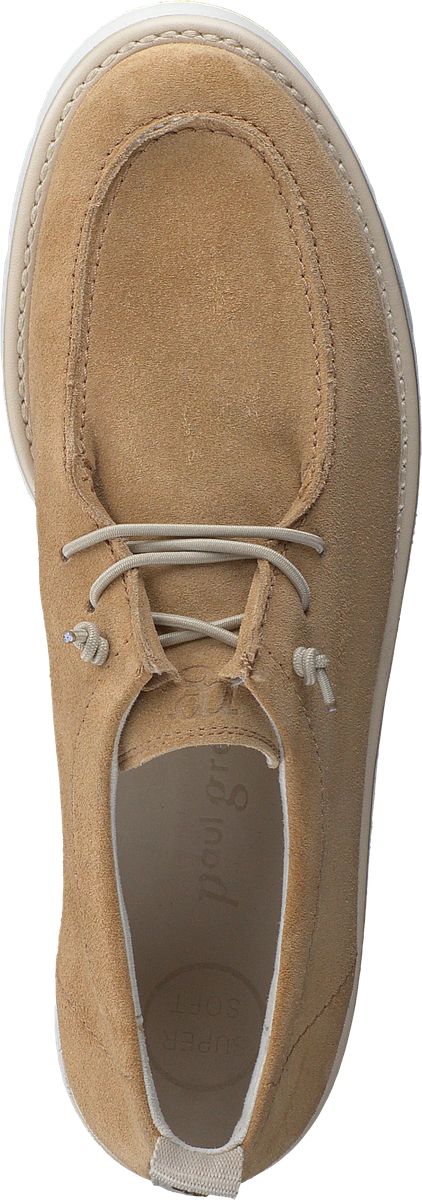 Schnürschuhe aus Veloursleder