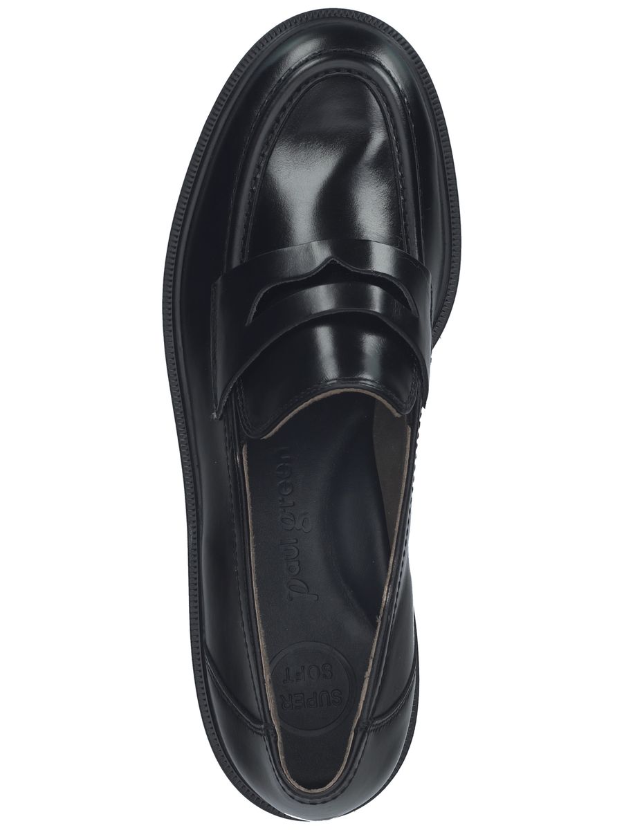 Chunky Pennyloafer aus Glattleder