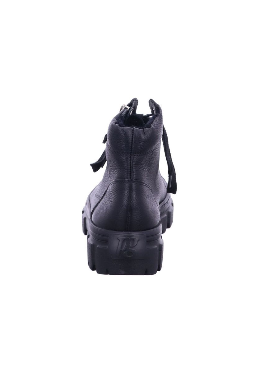 High-Top Sneaker aus genarbtem Leder