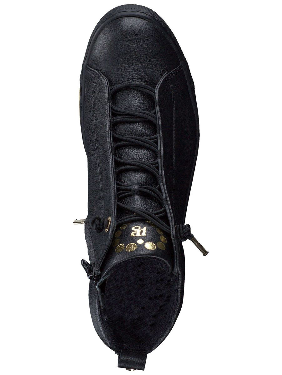 Minimalistische High-Top Leder-Sneaker
