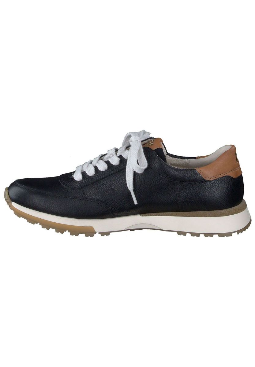 Elegante Leder-Sneaker mit Reißverschluss