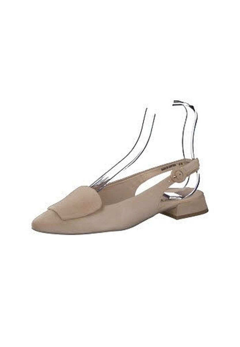 Slingpumps aus Wildleder mit Blockabsatz
