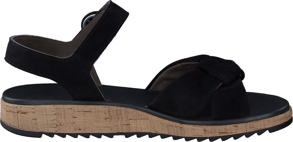 Veloursleder-Sandalen mit Knotendetail