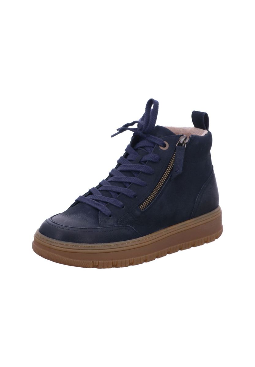 High-Top Sneaker aus Nubukleder