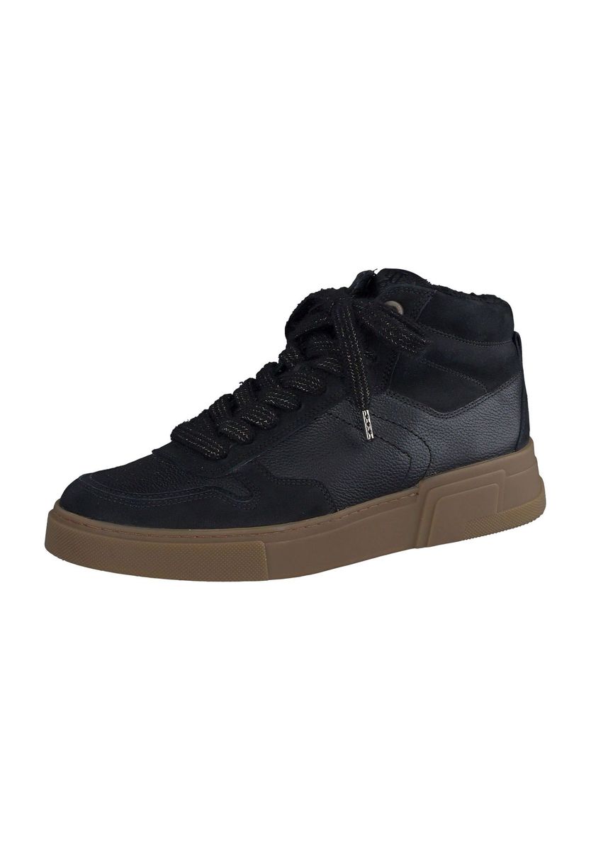 Leder High-Top Sneaker zum Schnüren
