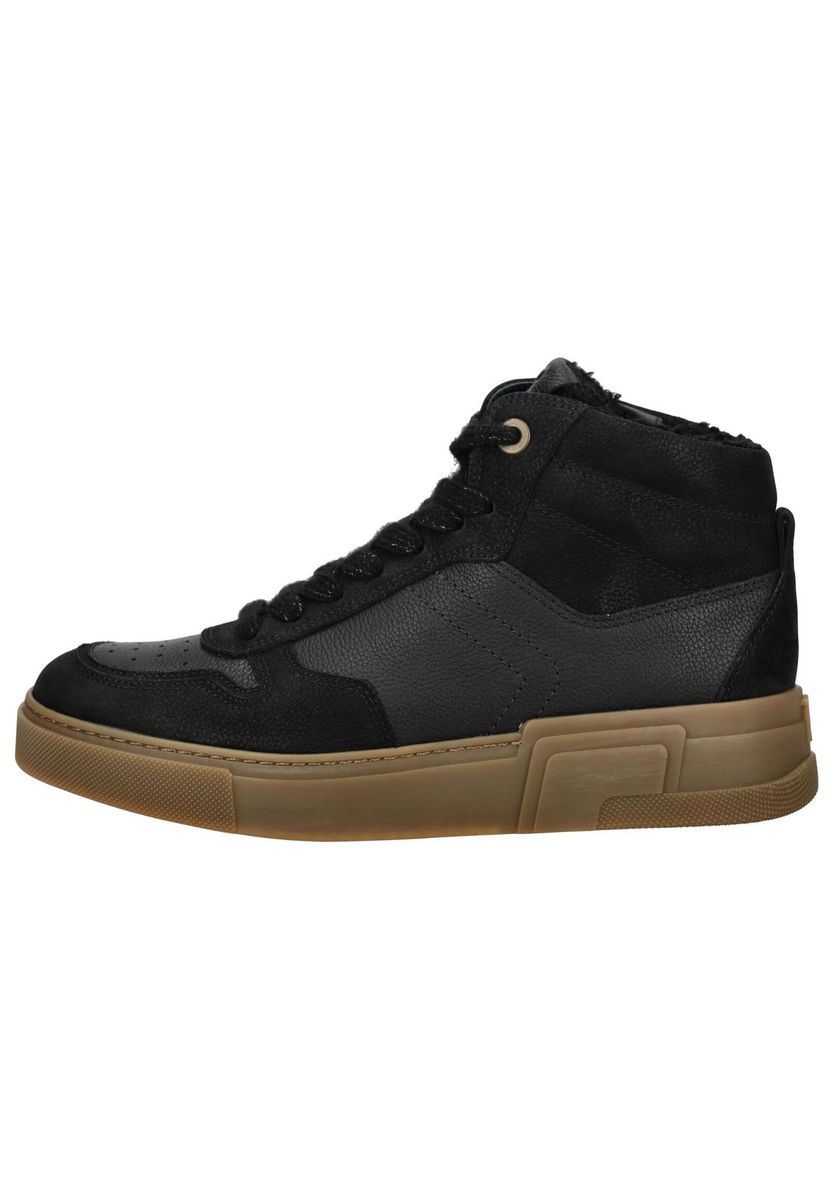Leder High-Top Sneaker zum Schnüren