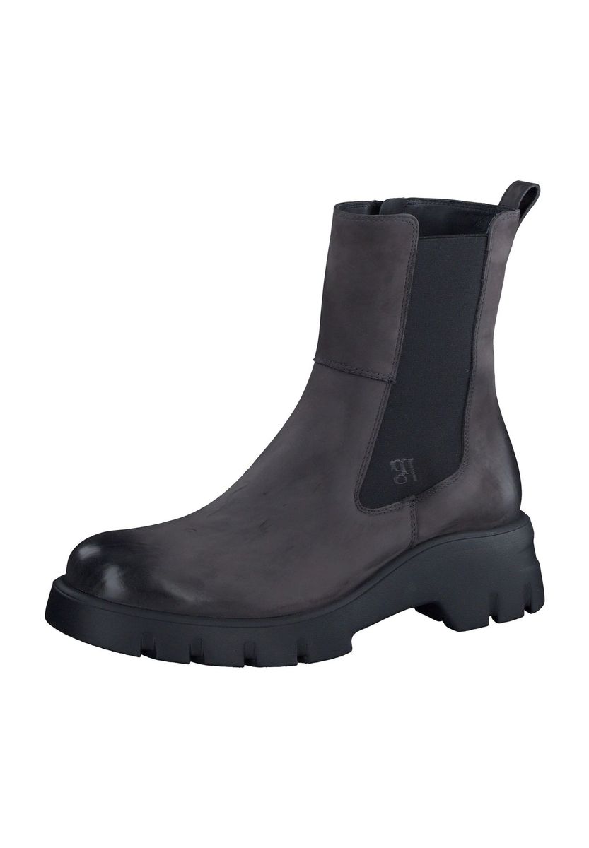 Chunky Chelsea-Boots aus Nubukleder