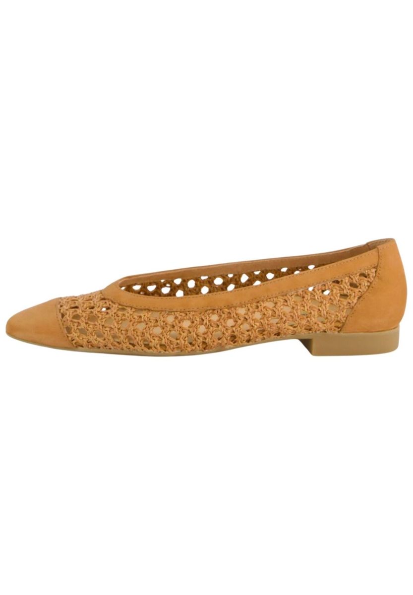 Spitze Ballerinas in Flecht-Optik
