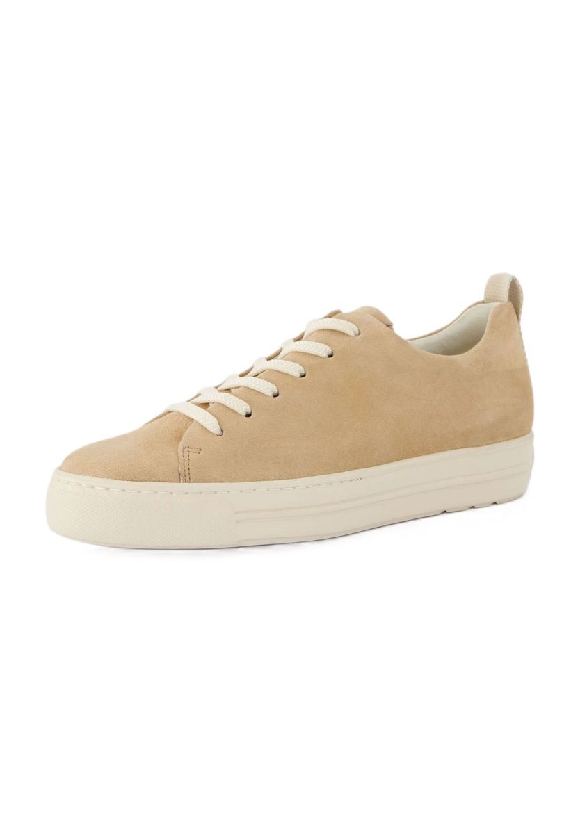 Minimalistische Schnürsneaker aus Wildleder