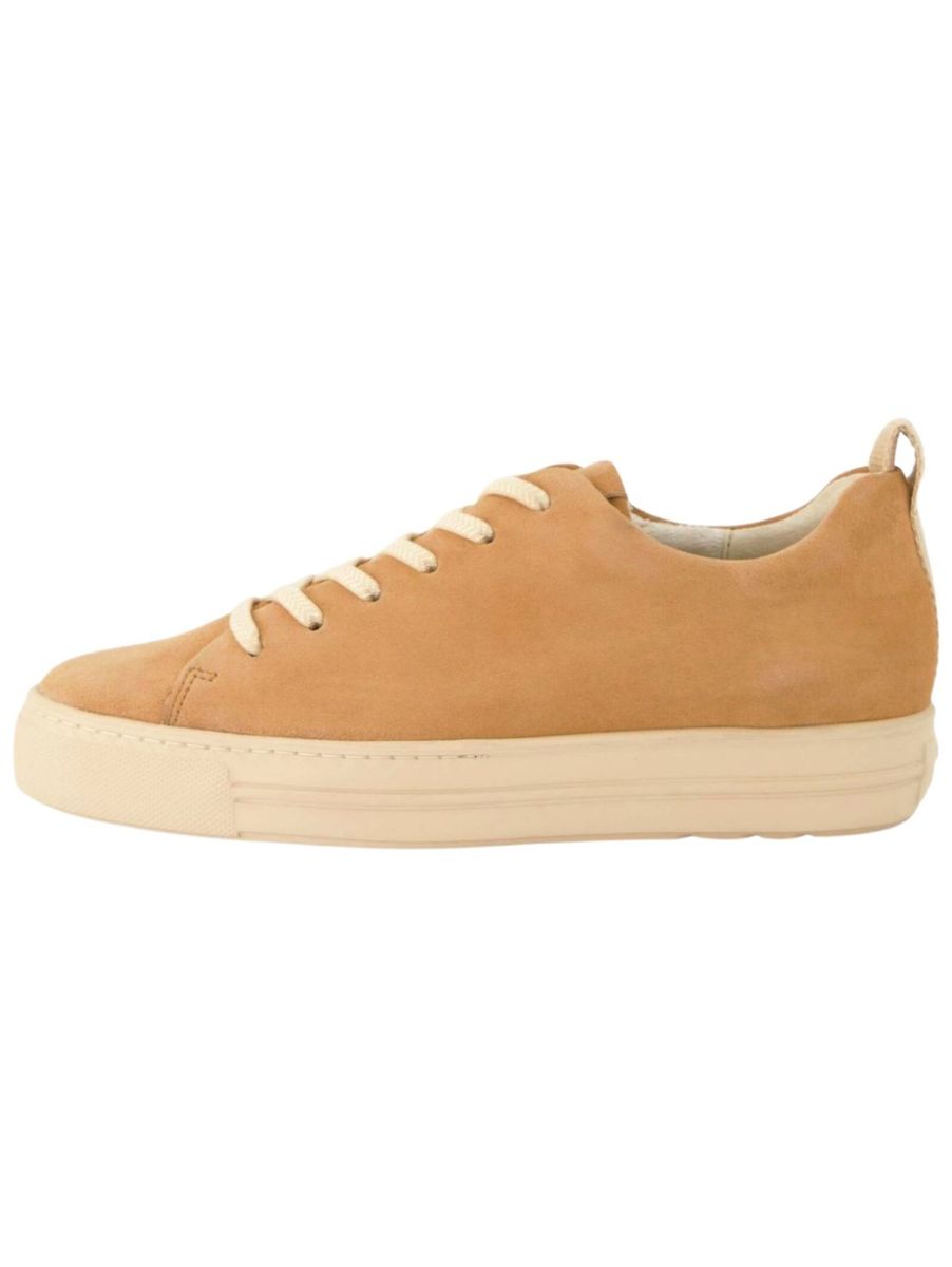 Minimalistische Schnürsneaker aus Wildleder