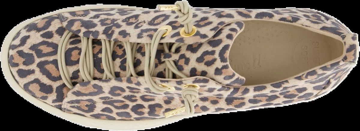 Sneaker mit Leopardenmuster und Plateau
