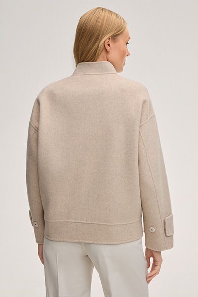 Minimalistischer Doubleface-Wollblouson