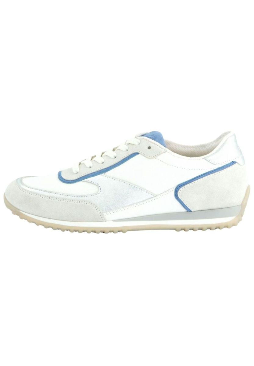 Retro-Leder-Sneaker mit niedrigem Schaft