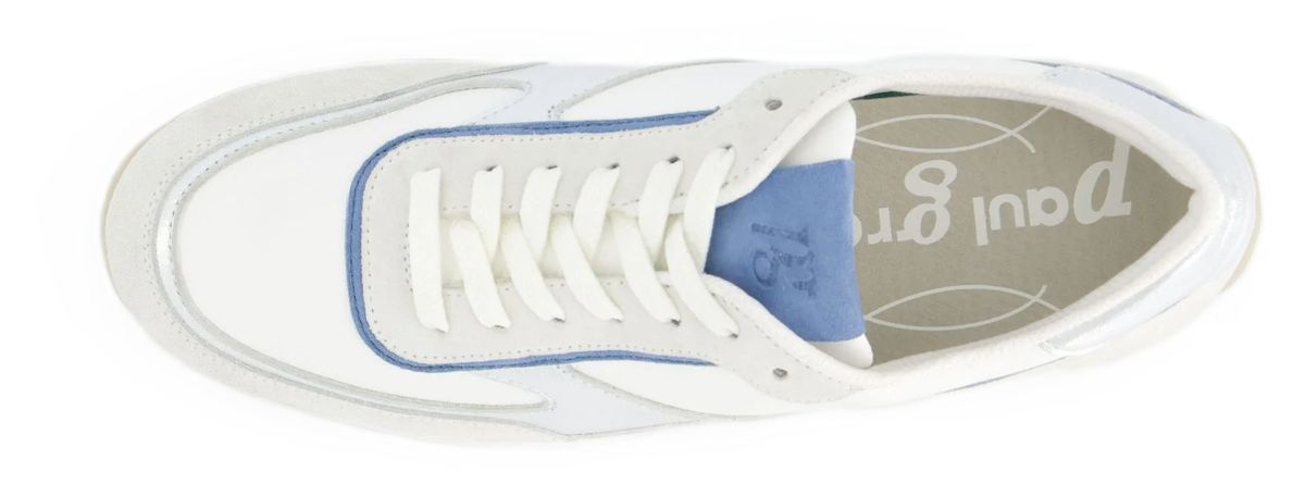Retro-Leder-Sneaker mit niedrigem Schaft