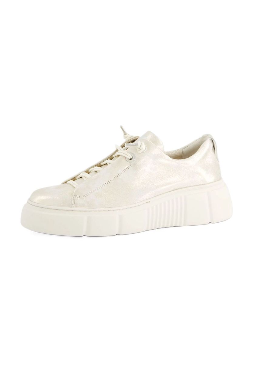 Elegante Plateau-Leder-Sneaker